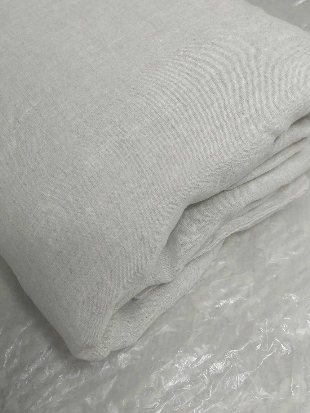 Quince European Linen Natural Chambray Duvet Cover! King/ Cal King! (728)